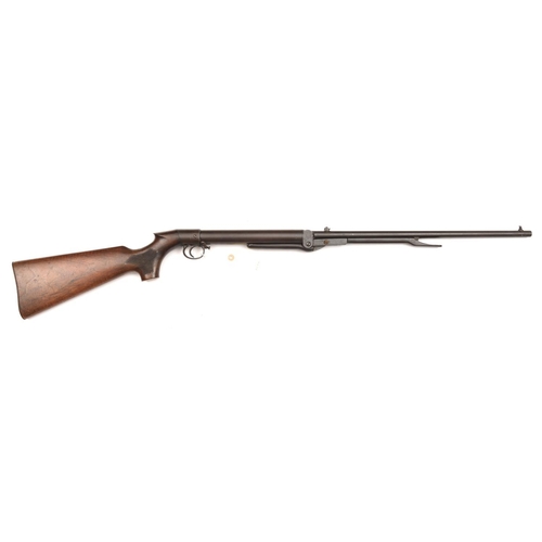 551 - A .177” early pattern BSA Improved Model D underlever air rifle, 44” overall, barrel 19½”, number 24... 