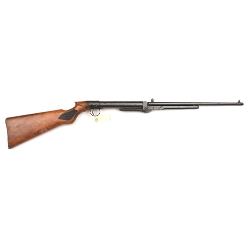 552 - A .177” BSA “L” model underlever air rifle, 40” overall, barrel 17”, number L35032 (1929), on 3 hole... 