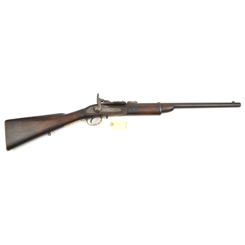 642 - A .577” Volunteer Snider Cavalry carbine, 37½” overall, barrel 19” with 3 groove rifling, the Mark I... 