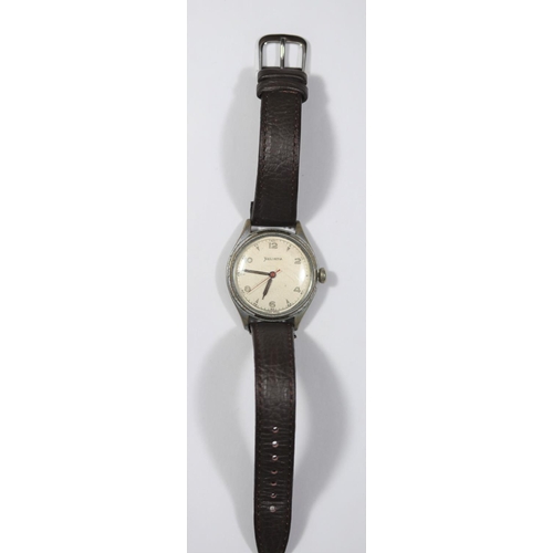 540 - D.I.H marked Helvetia centre seconds wristwatch. Serial D.I.001290H. Plated case with snap back, som... 