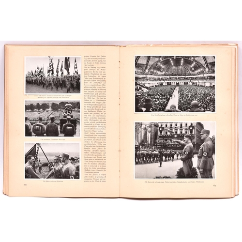 551 - “Deutschland Erwacht, Werden, Kampf und Sieg der NSDAP”, with numerous photographic illus, and gilt ... 