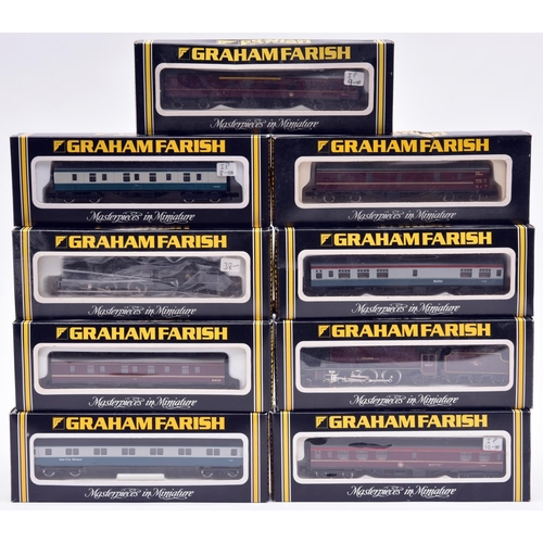 1006 - A quantity of Graham Farish N gauge railway.  A BR Coronation Class 4-6-2 tender locomotive RN 46247... 