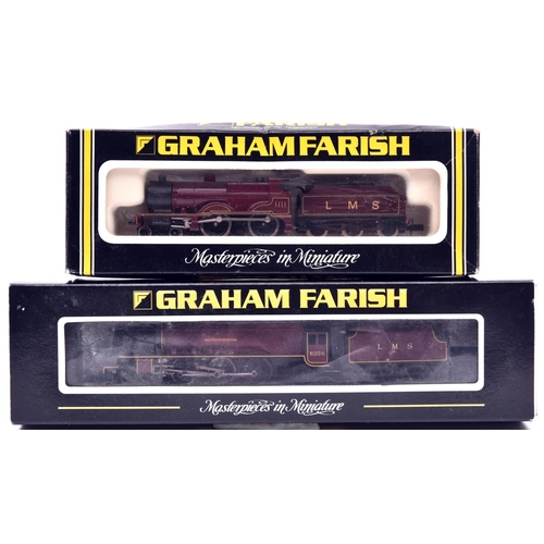 1028 - 2 Graham Farish N Gauge LMS tender locomotives. A Coronation Class 4-6-2 'Duchess of Abercorn' RN 62... 