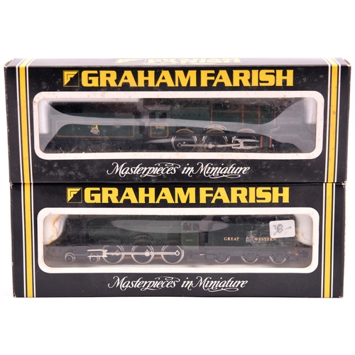 1030 - 2 Graham Farish N Gauge tender locomotives. A BR King Class 4-6-0 'King John' RN 6026 and a Great We... 