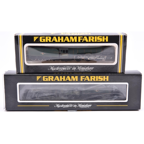 1034 - 2 Graham Farish N Gauge BR 4-6-2 tender locomotives. A Class A4 RN 60009 'Union of South Africa. Plu... 