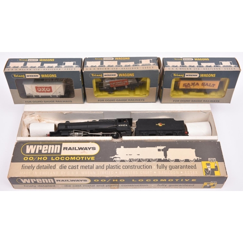 1042 - 7x Wrenn Railways OO gauge items. A BR Class 8F 2-8-0 tender locomotive (W2240), renumbered as 48476... 