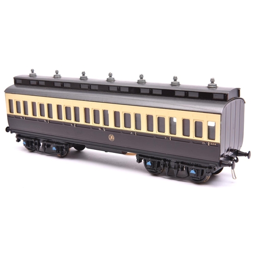 1071 - An O gauge finescale brass/metal kit built GWR short suburban clerestory coach by M.A. Taylor, Kidde... 