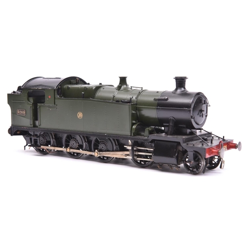 1081 - An O gauge finescale brass kit built GWR Class 52xx 2-8-0T locomotive. Built from a David Andrews ki... 