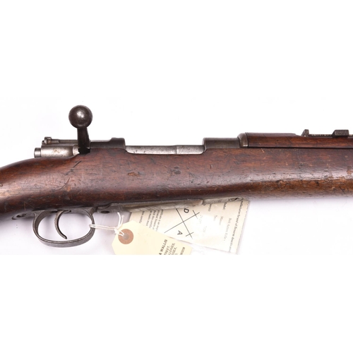 341 - A de-activated Boer 7.9mm Mauser Model 1898 bolt action rifle, number 7120, by Deutsche Waffen und M... 