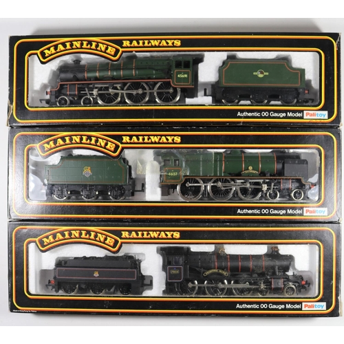 5 - 3x Mainline Railways OO gauge BR locomotives. A Jubilee Class 4-6-0, Orion 45691, in dark green (37-... 