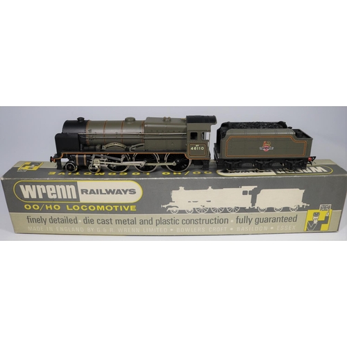 8 - 2x Wrenn Railways OO gauge Royal Scot Class 4-6-0 tender locomotives. A BR example, Grenadier Guards... 