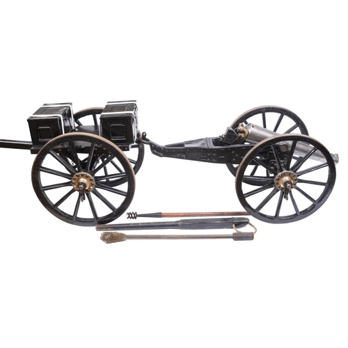 303 - A good scarce late 19th century 7 pounder RML (rifled muzzle loading) Mountain or Naval Landing Part... 