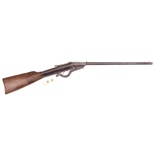 284 - A .177” Gem-type air rifle with Lane's type barrel release, 35” overall, round barrel 19” with matte... 