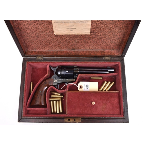 286 - A Umarex .177” 6-shot Colt Single Action Army CO2 revolver, number 15D26816, being an exact replica ... 