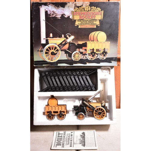 80 - Hornby Railways 3.5 inch gauge live steam Stephenson's Rocket. A gas fired, 2 cylinder, slip eccentr... 