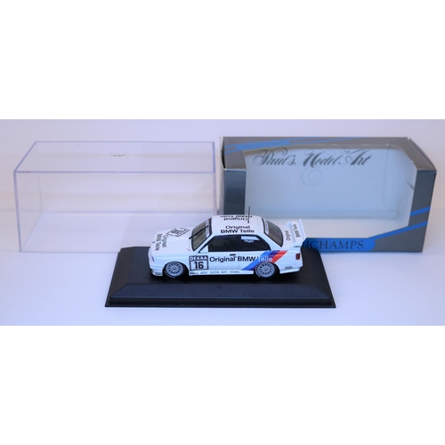 149 - Minichamps 1:43 E30 M3 Racing Car. (12021). Linder/Original BMW Teile, racing number 16, driver Hege... 