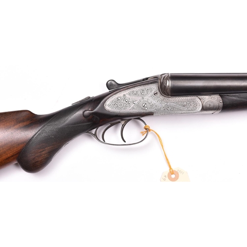 204 - *The stock and action only of a good quality DB 12 bore sidelock ejector shotgun by Alex Martin of G... 