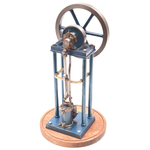 36 - A Stuart Models 'Real' Vertical Steam Engine. A well constructed model from brass and cast iron cast... 