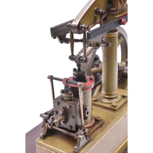 40 - A Stuart Models Beam Engine. A well constructed and detailed single cylinder steam engine constructe... 