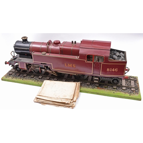 42 - A 3.5 inch gauge Martin Evans 'Jubilee' live steam locomotive. A 2-6-4T locomotive, popular in this ... 