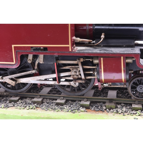 42 - A 3.5 inch gauge Martin Evans 'Jubilee' live steam locomotive. A 2-6-4T locomotive, popular in this ... 