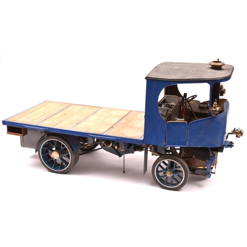 43 - A live steam Clayton Undertype Steam Wagon in two inch scale. Built to a good level of detail with a... 