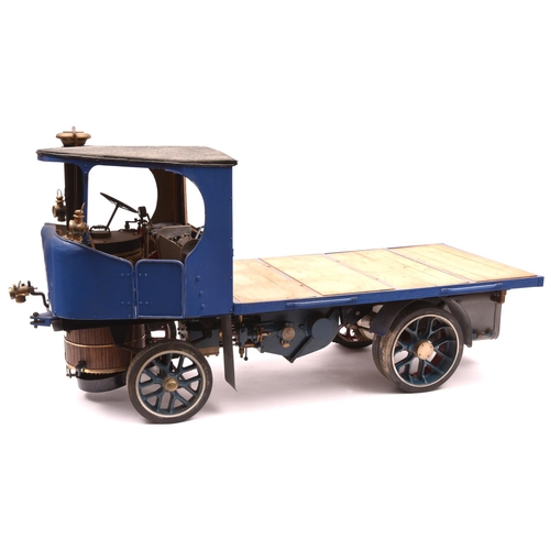 43 - A live steam Clayton Undertype Steam Wagon in two inch scale. Built to a good level of detail with a... 