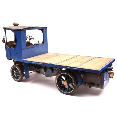 43 - A live steam Clayton Undertype Steam Wagon in two inch scale. Built to a good level of detail with a... 