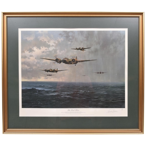 62 - 6x Framed prints of military aircraft and ships. All limted edition signed prints very well mounted ... 