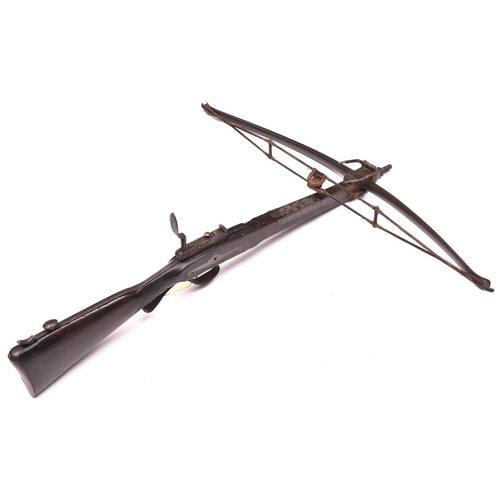 436 - A late 18th century stone bow, prodd, 32