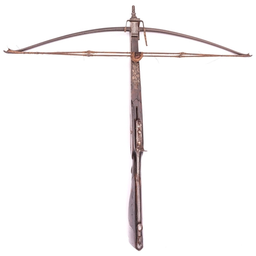 436 - A late 18th century stone bow, prodd, 32