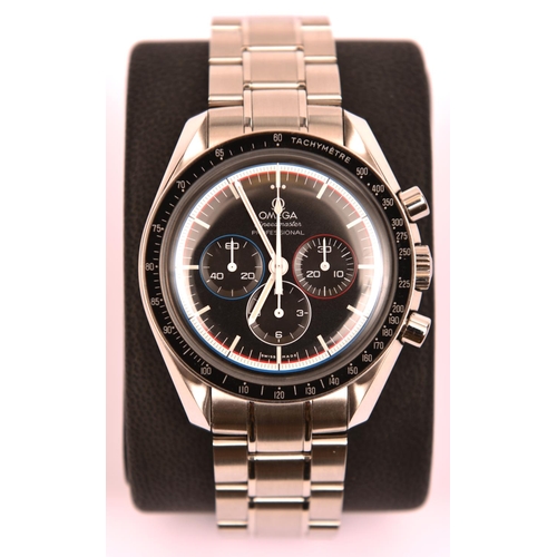 155 - An Omega Speedmaster Professional 'Apollo 15, 40th Anniversary' (1971 - 2011) watch with manual wind... 