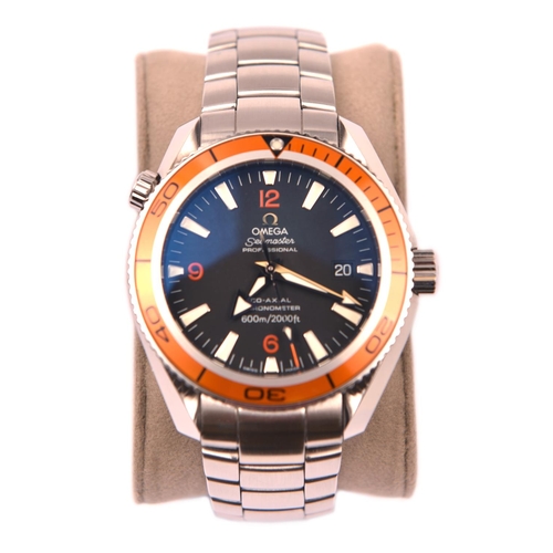 162 - An Omega Seamaster Professional Co-Axial Chronometer watch 600m 'Planet Ocean' with automatic self w... 