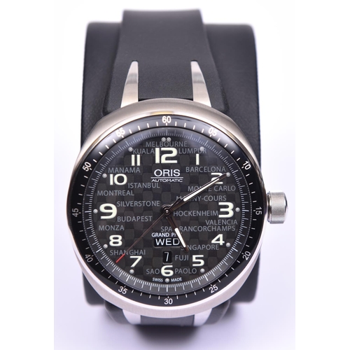 167 - An Oris Grand Prix Automatic watch with automatic self winding mechanism. (53/1800). With titanium c... 