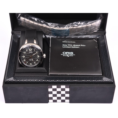 167 - An Oris Grand Prix Automatic watch with automatic self winding mechanism. (53/1800). With titanium c... 