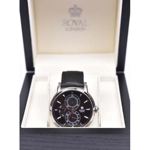 192 - A Royal, London watch 41040-02 with quartz movement. 5ATM water resistant to 50m T-21. Stainless ste... 