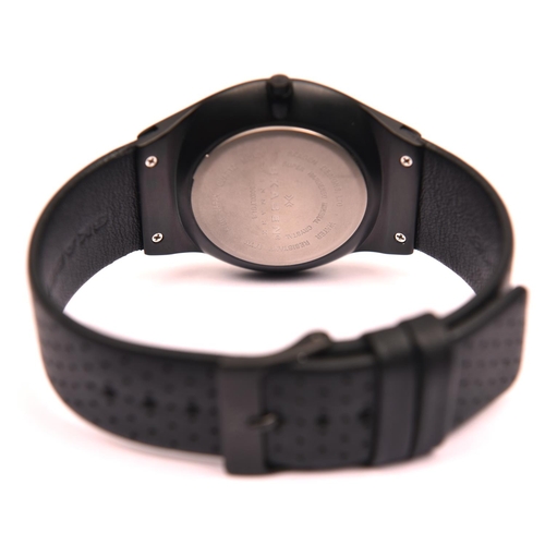 205 - A Skagen 806XLTBLB Titanium watch with quartz movement. In black with three additional dials. With c... 