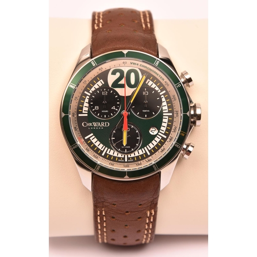 220 - A Christopher Ward C70 VW4 Vanwall 'First All British World Championship Race Win 1957' watch with q... 