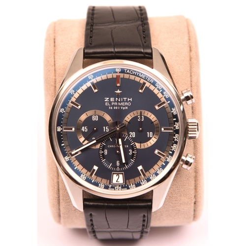 224 - A Zenith El Primero Automatic Charles Vermont watch with automatic self winding mechanism. Limited e... 