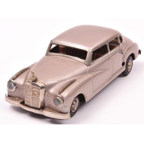 127 - A German produced Tinplate Clockwork Mercedes-Benz 300A (the Adenauer Mercedes). Probably by JNF, an... 