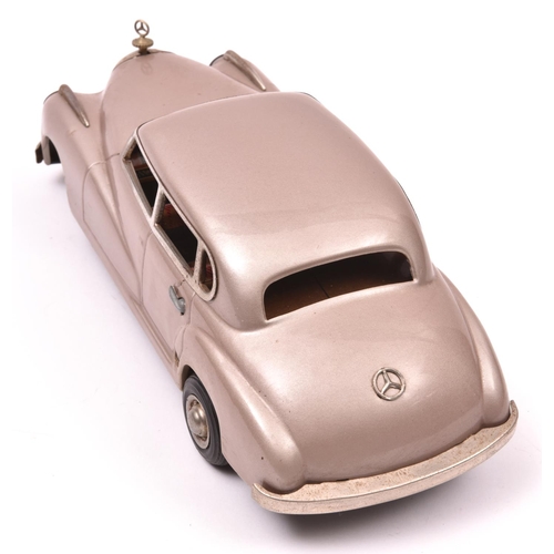 127 - A German produced Tinplate Clockwork Mercedes-Benz 300A (the Adenauer Mercedes). Probably by JNF, an... 