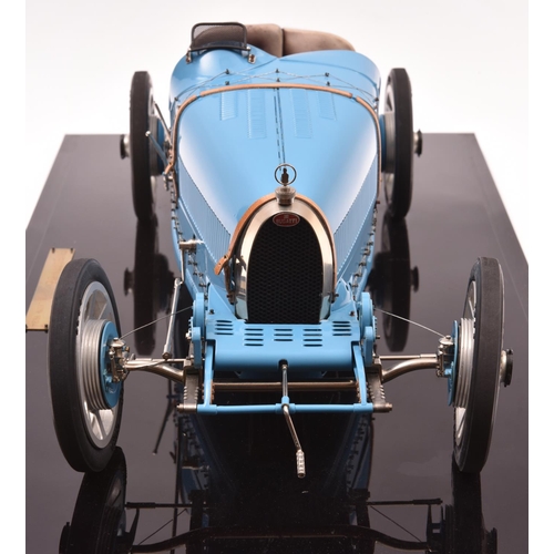 146 - A fine scale Art Collection Model of a Bugatti Type 35 G.P. De Lyon 1924 2-Seater Sports Car. Made o... 