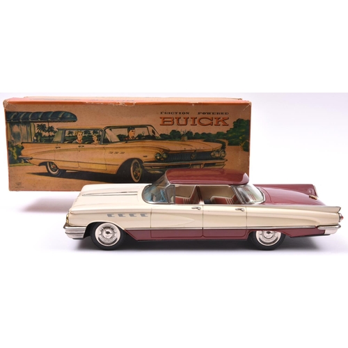 152 - An Impressively large Japanese Ichiko Tinplate Friction Powered 1960 Buick Electra. An example with ... 