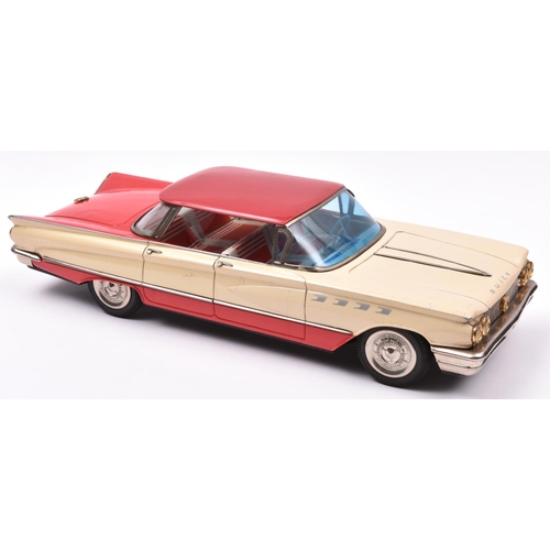 154 - An Impressively large Japanese Ichiko Tinplate Friction Powered 1960 Buick Electra. An example with ... 