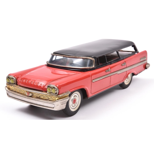 161 - A Japanese T.N. (Nomura Toys) tinplate Friction Powered 1958 Chrysler New Yorker  Station Wagon. In ... 