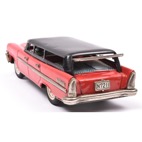 161 - A Japanese T.N. (Nomura Toys) tinplate Friction Powered 1958 Chrysler New Yorker  Station Wagon. In ... 