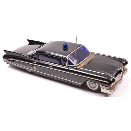 164 - An impressively Large Yone (Y) Tinplate Battery Powered 1960 Cadillac Coupe DeVille. Finished in glo... 