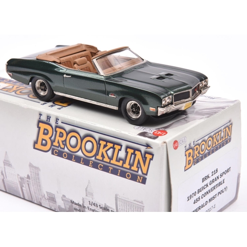 231 - Brooklin Collection BRK 218 1970 Buick Gran Sport 455 Convertible. In 'Emerald Mist Poly'. With ligh... 