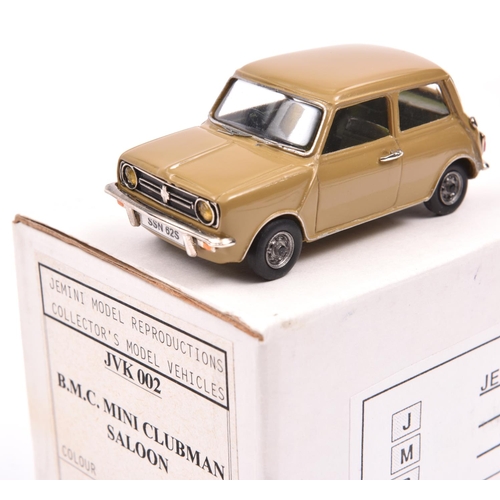 281 - Jemini Models British Leyland Mini Clubman. In Harvest Gold (light brown) with green interior, with ... 