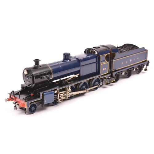 39 - A finescale O gauge kitbuilt model of a Somerset & Dorset Joint Railway Class 7F 2-8-0 tender locomo... 